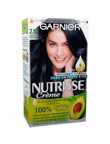 coloração nutrisse 2.1 preto azulado